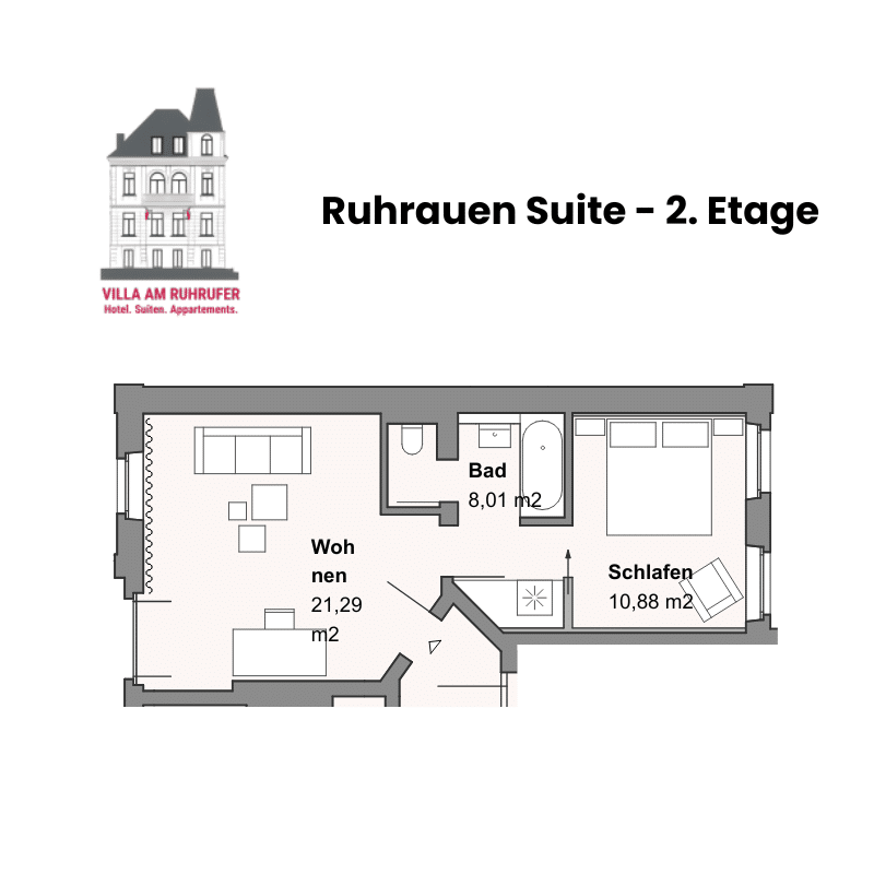 Villa am Ruhrufer Ruhrauen Suite